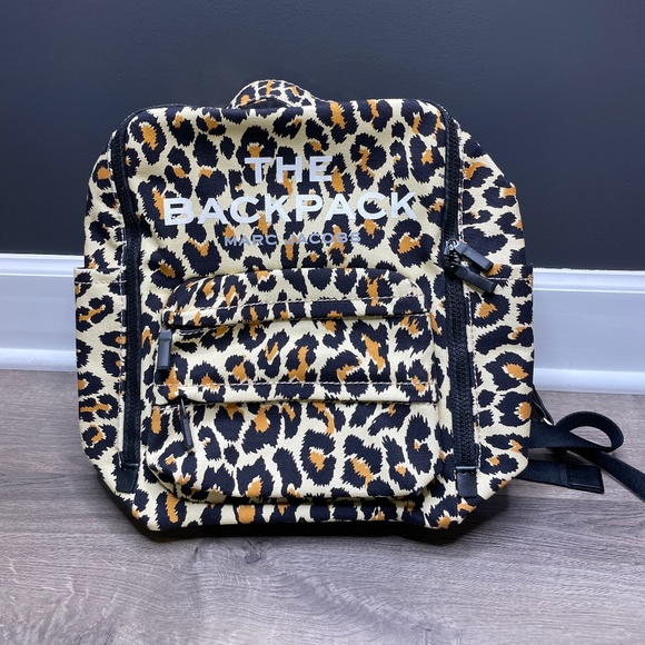 Marc Jacobs Handbags - Marc Jacobs #320 The Backpack Leopard Rucksack High